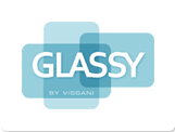 Glazen wand met naadloos geïntegreerde spiegel – Glassy